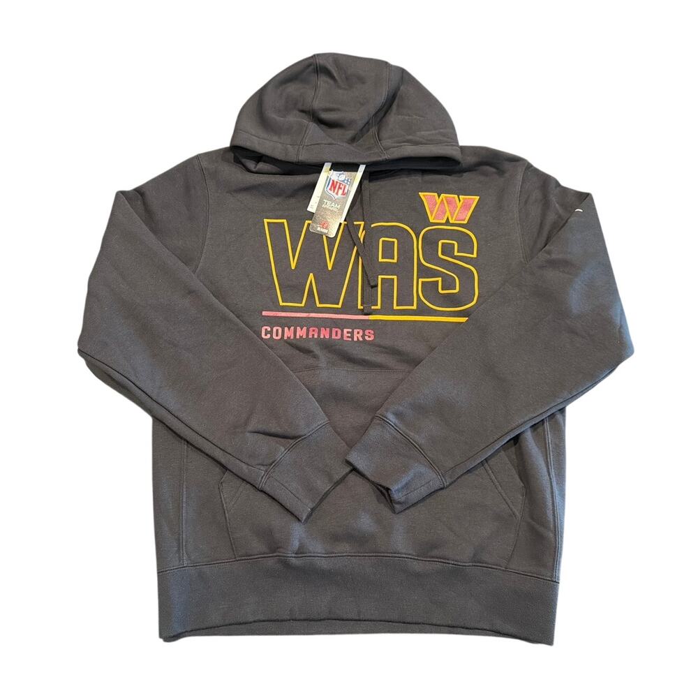 NWT Nike Washington Commanders Club Fleece Hoodie, Men’s Small, Black